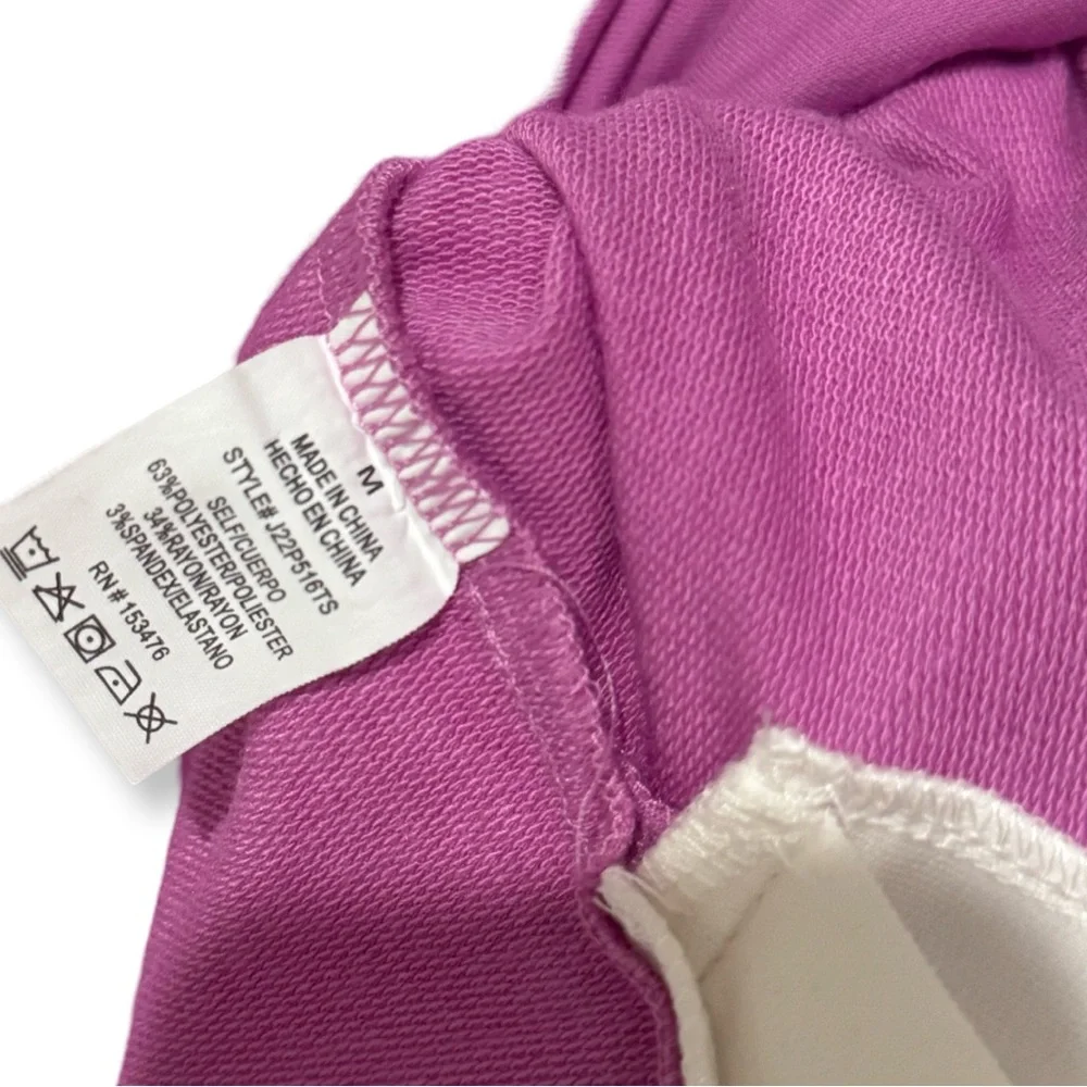 SINCERELY JULES‎ LONG SLEEVES CREW NECK SWEATER SIDE BUTTONS PURPLE SZ MEDIUM